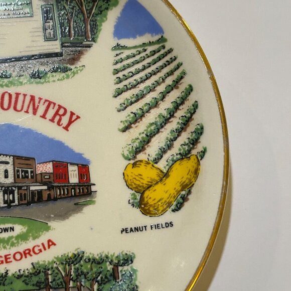 Carter Country Plains Georgia Small Ceramic Souvenir Plate - Picture 7 of 10